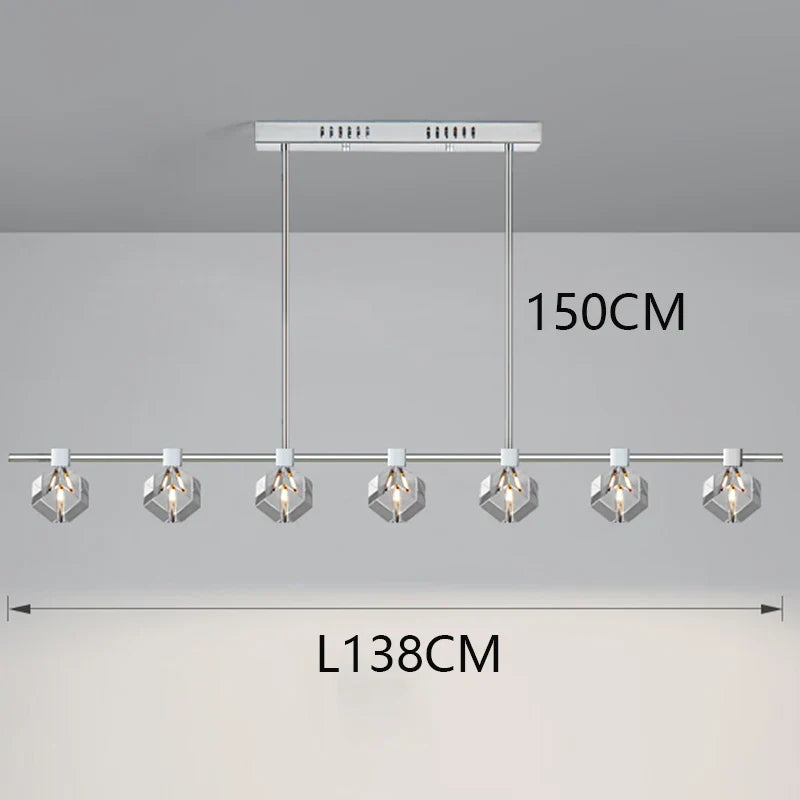 Afralia™ Crystal Chandelier for Living and Dining Room, Luxury Pendant Lamp and Ceiling Light