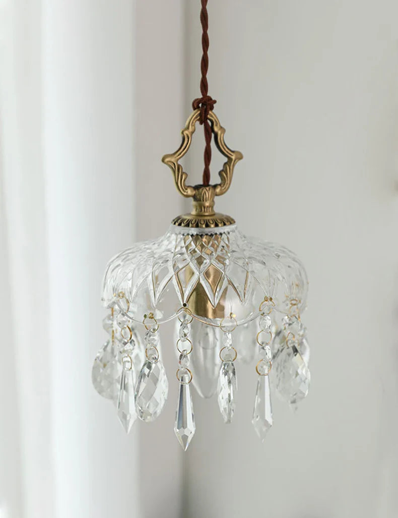 Afralia™ Medieval Crystal Wall Lamp Luxury Glass Ceiling Lights