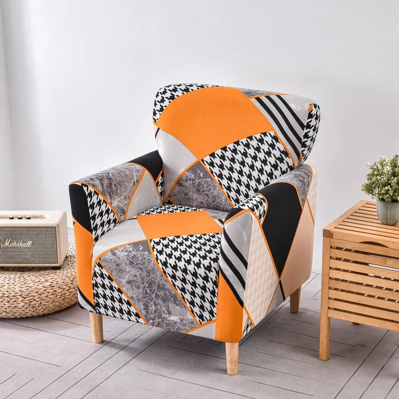 Afralia™ Accent Chair Cover Slipcovers | Stretch Sofa Couch Case