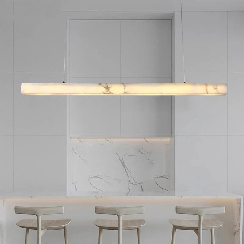 Afralia™ Marble Stone Ceiling Chandelier - Elegant Dining Room Kitchen Island Lighting