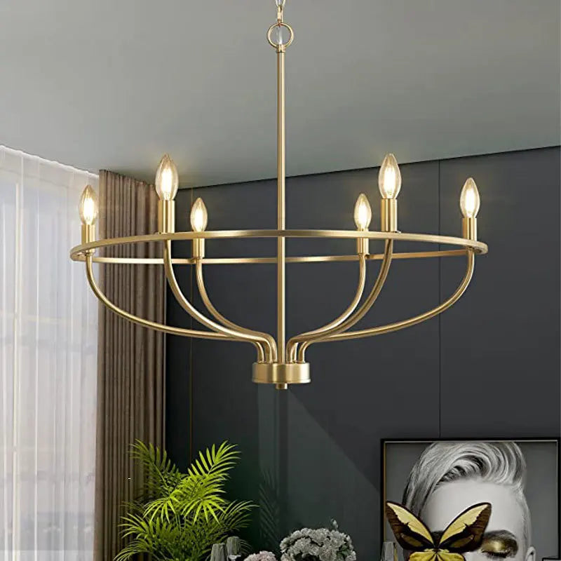 Afralia™ Industrial Chandelier Light: Retro Iron Pendant Lamp for Living Room, Kitchen, Restaurant