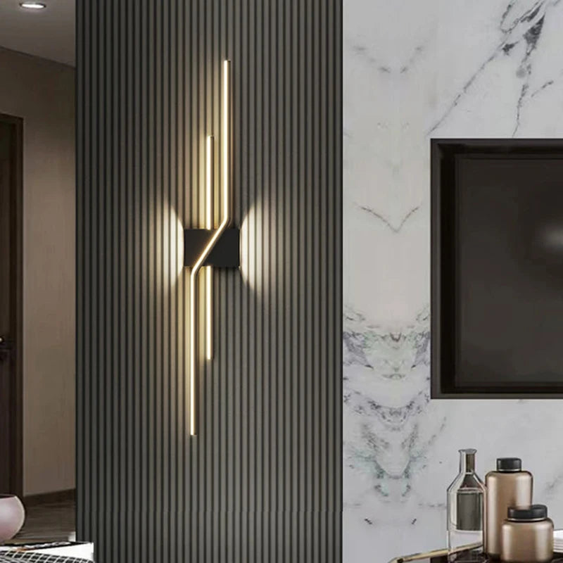 Afralia™ Modern LED Wall Lamps in Black and White for Versatile Indoor Lighting