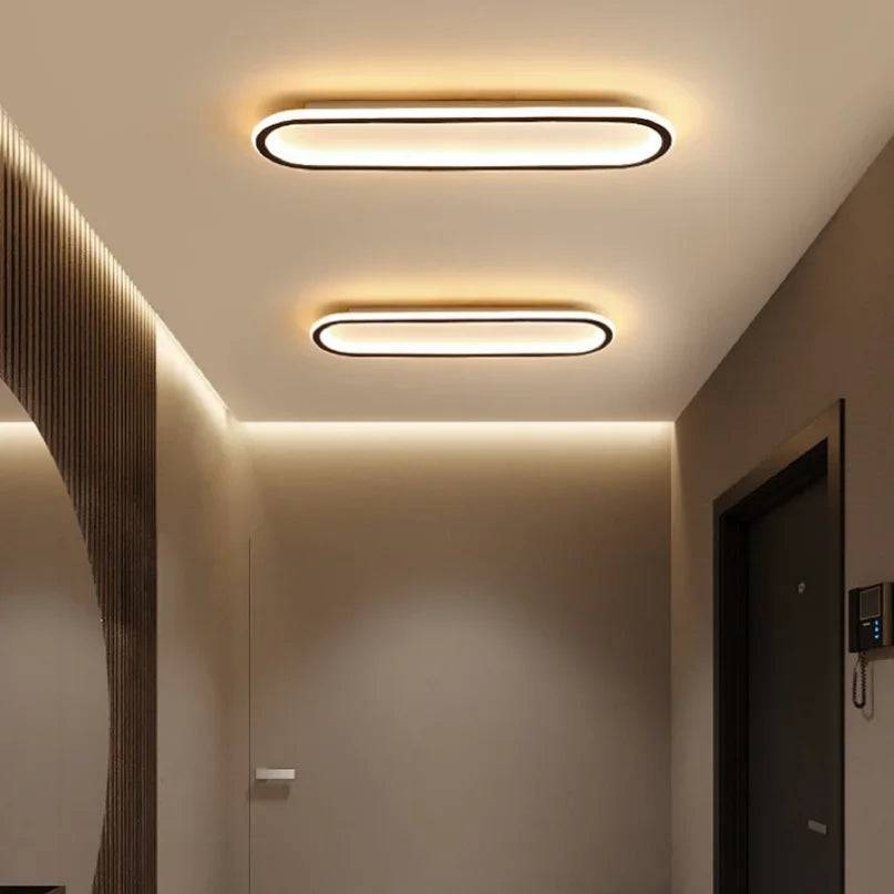 Afralia™ LED Ceiling Lights: Modern Aisle Cloakroom Corridor Balcony Fixture for Home Lighting
