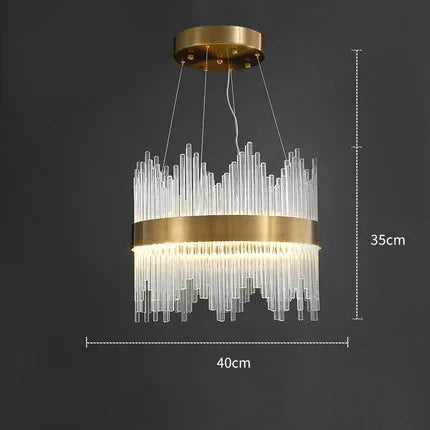 Afralia™ Crystal LED Ring Chandelier for Luxury Decor & Lighting