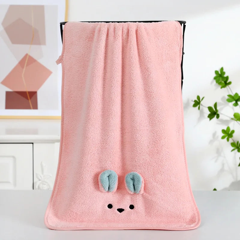 Afralia™ Cartoon Soft Hand/Face Towel | Coral Fleece Quick-drying Towel