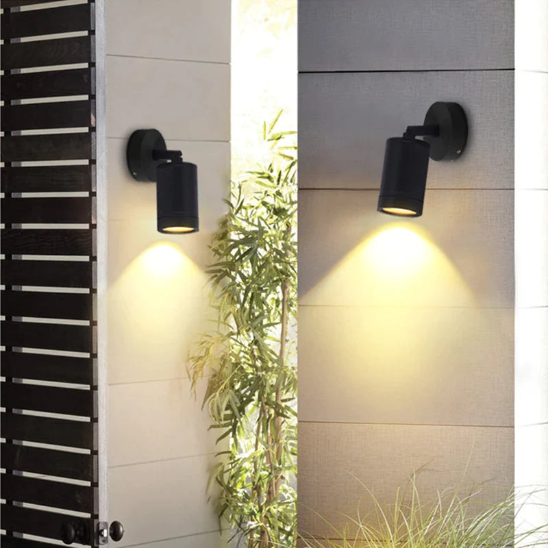 Afralia™ Stainless Steel LED GU10 Wall Lamp 5W/10W Waterproof Up Down Spotlight Sconce