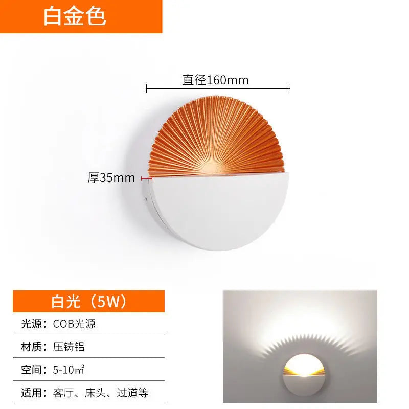 Afralia™ Modern Outdoor Wall Lamp Waterproof Aluminum Sconce for Courtyard Decoration