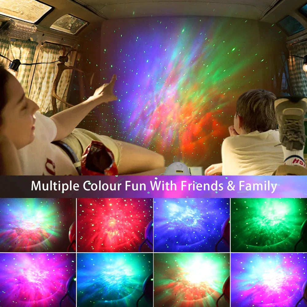 Afralia™ Galaxy Star Night Light LED Lamp Home Bedroom Children's Gift Decor