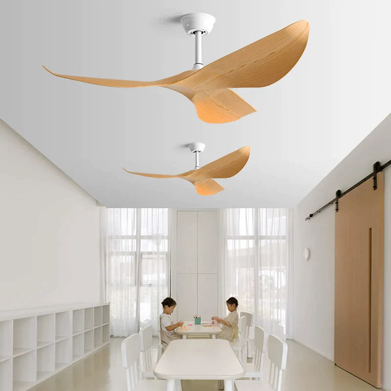 Afralia™ 52" DC Ceiling Fan with Remote Control for Living Room, Restaurant, Office & Modern Spaces.