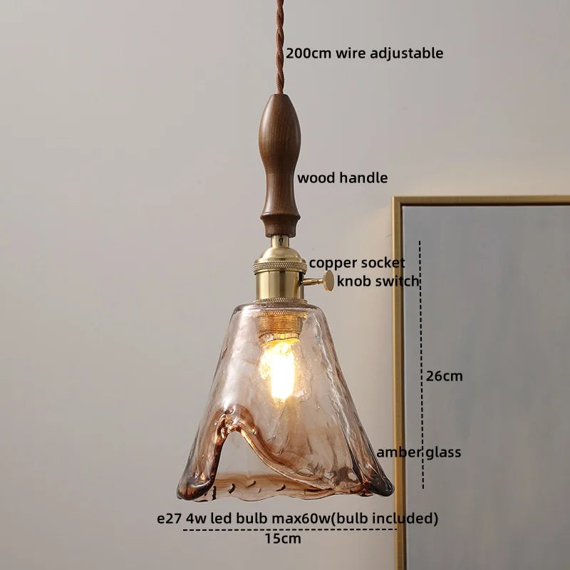 Afralia™ Ceramic LED Pendant Light Nordic Modern Hanging Lamp for Home Decor