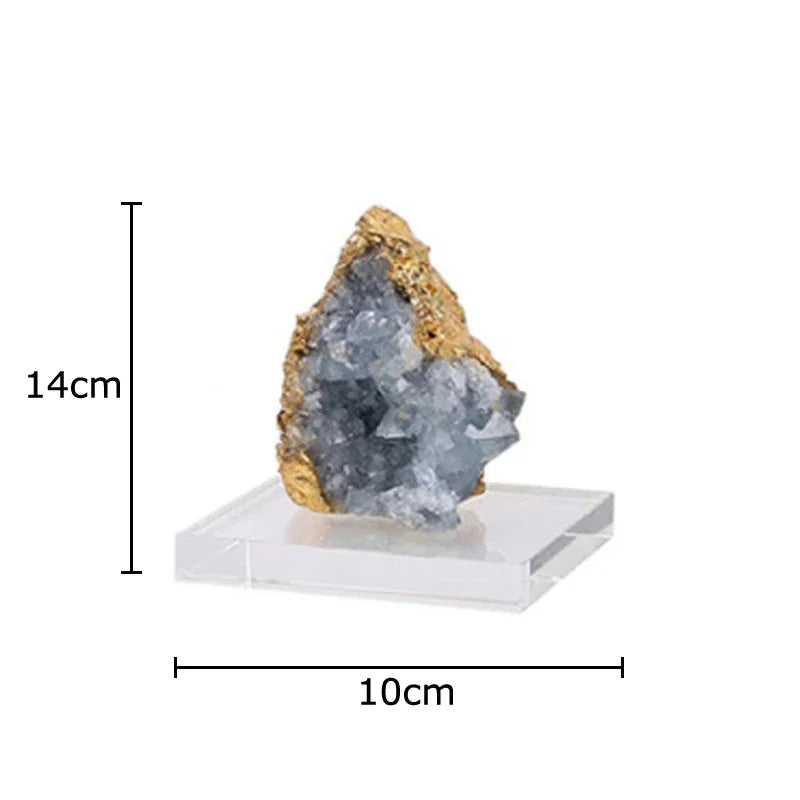 Afralia™ Amethyst Crystal Base Desk Ornament for Room Aesthetics