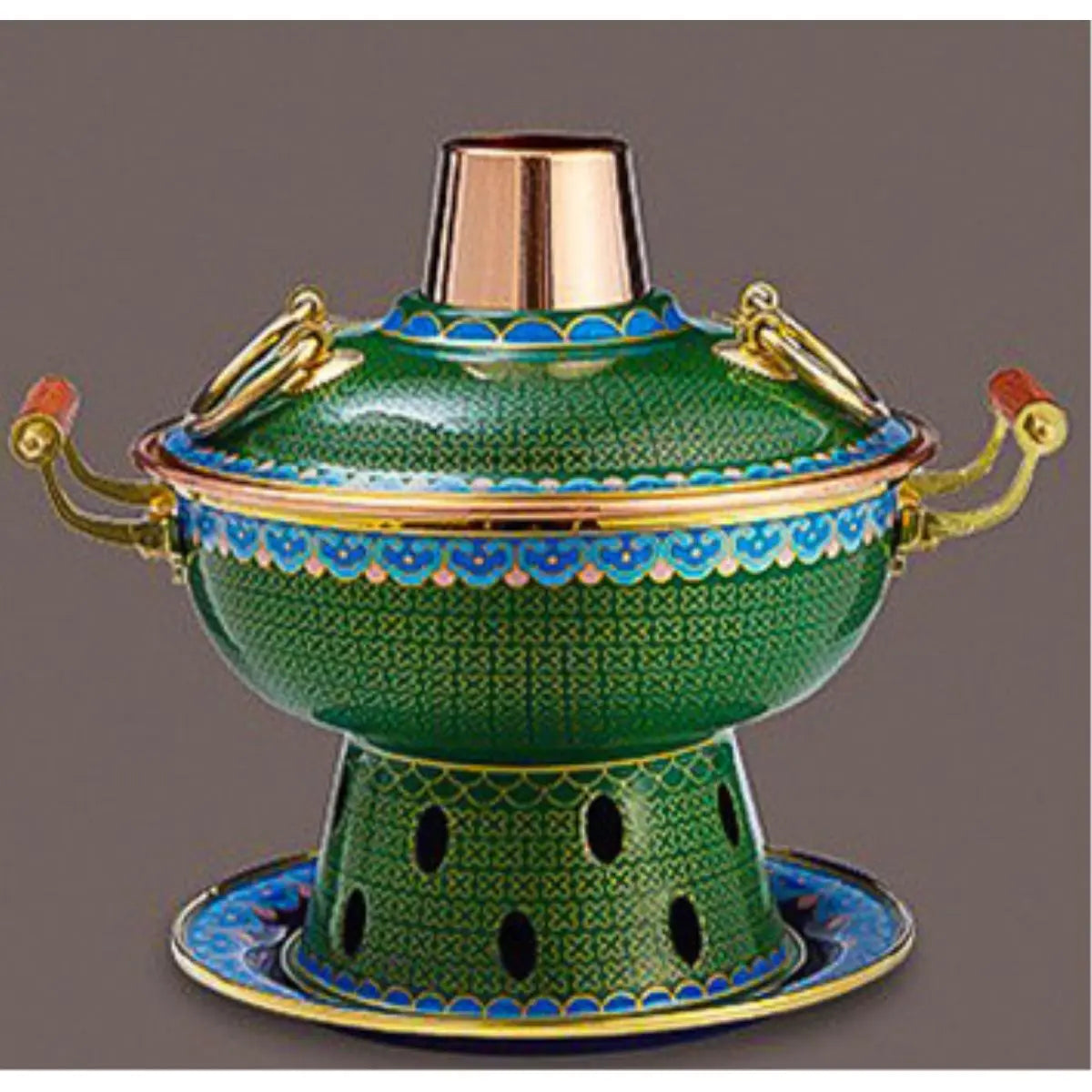 Afralia™ Copper Hot Pot Set: Alcohol, Environmentally Friendly Oil, Purple Copper, Separate Meal