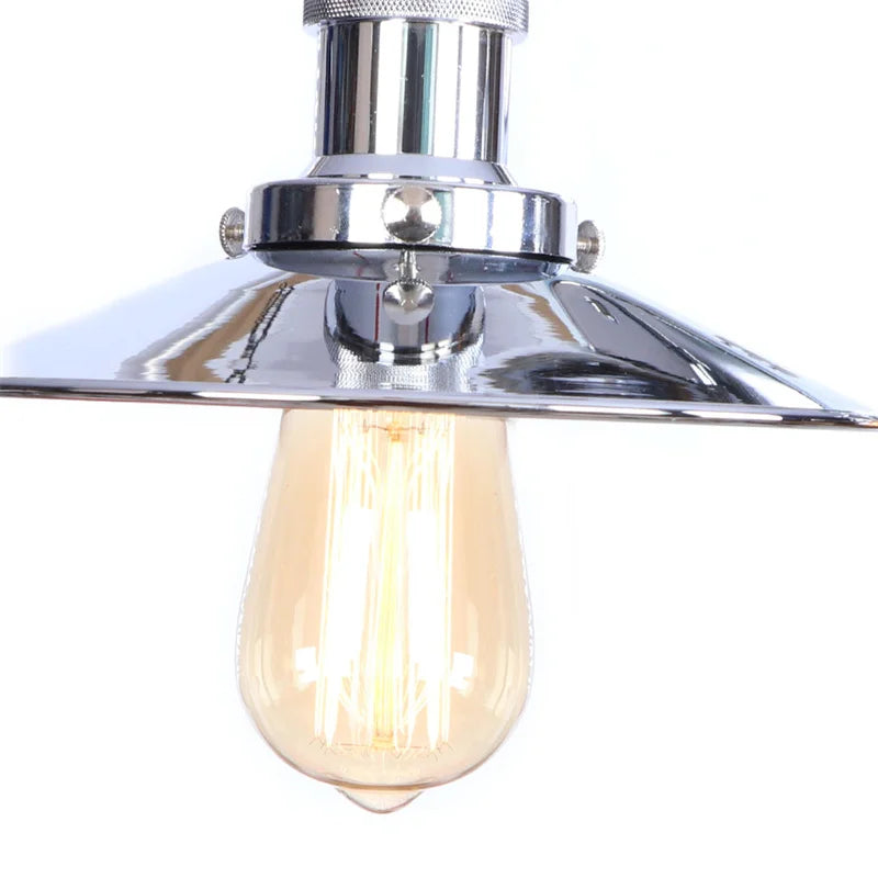 Afralia™ Silver Vintage LED Wall Light 2 Heads Industrial Loft Living Room Bathroom Stair Lamp