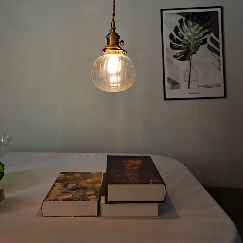 Afralia™ LED Glass Pendant Light Fixture for Study Restaurant Kitchen Stair Hanglampen