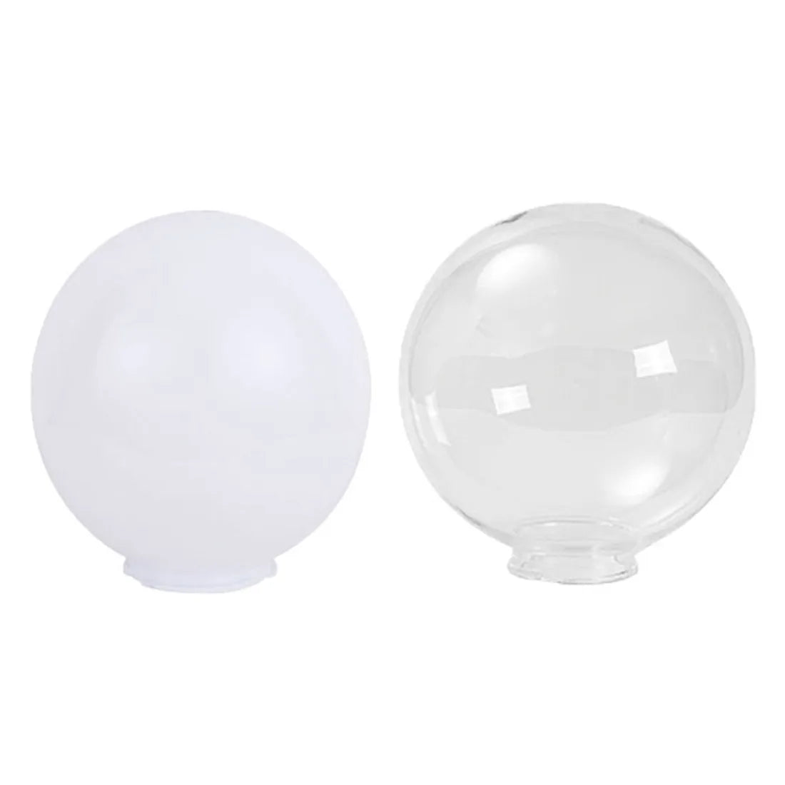 Afralia™ Clear Acrylic Lampshade for Post Pillar Lamp, 9.5cm Opening, D15cm-D25cm