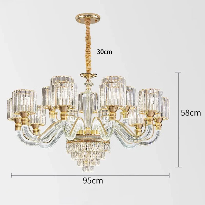 Afralia™ Modern Indoor LED Pendant Chandeliers for Living and Dining Room Lighting