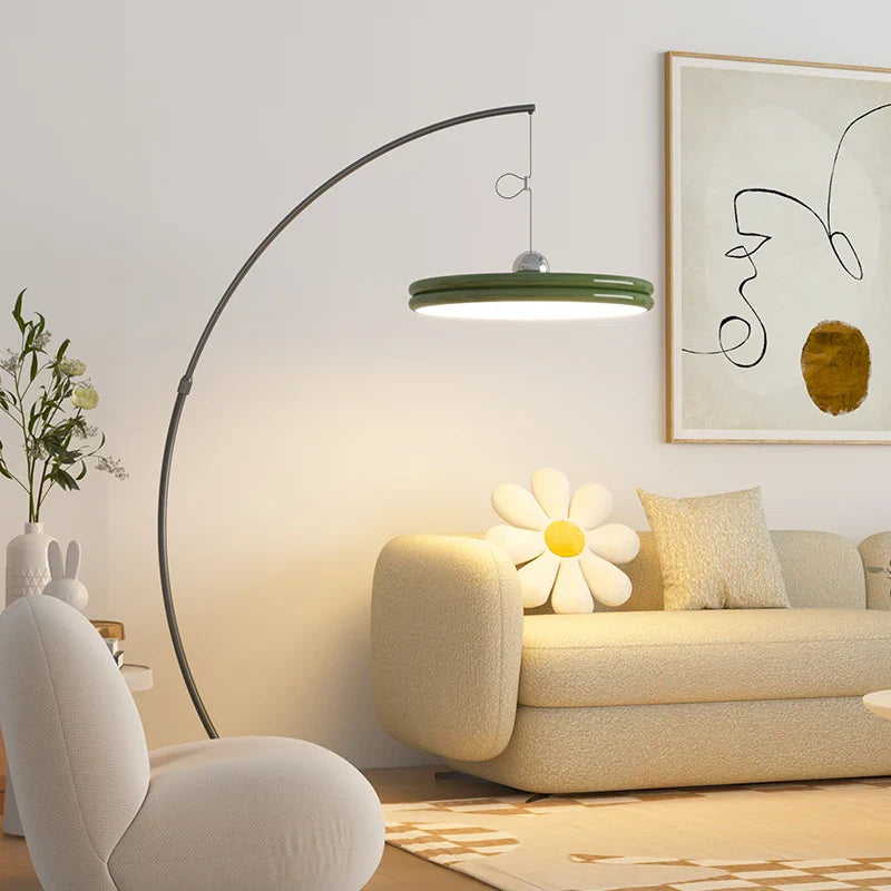 Afralia™ Minimalist LED Floor Lamp for Luxury Living Room and Bedroom Decor