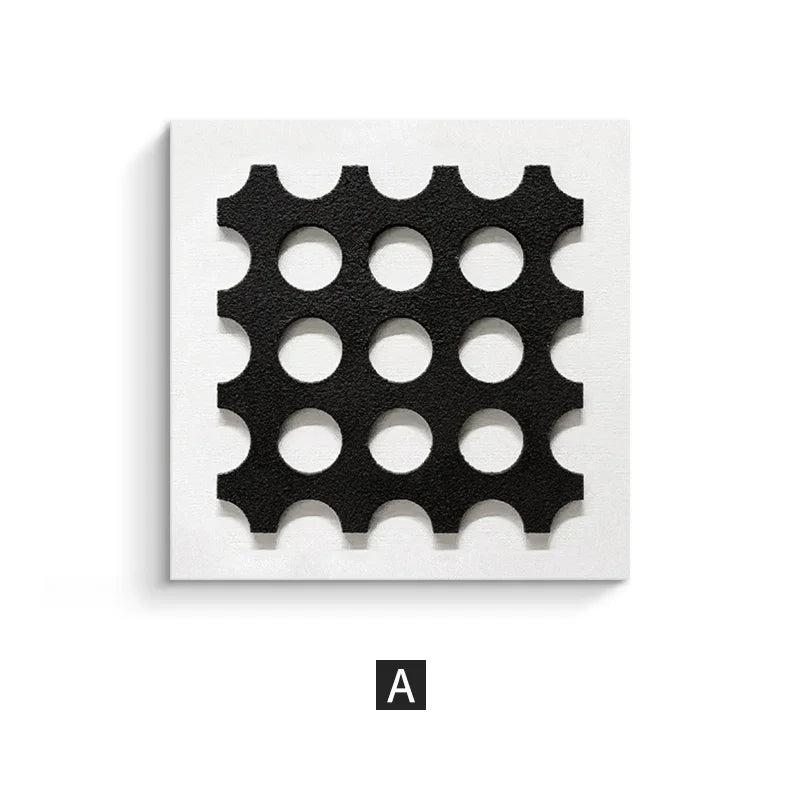 Geometric Art Patterns Wall Hanging for Living Room by Afralia™