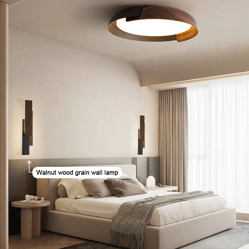 Afralia™ Nordic LED Wall Lamp for Bedroom Living Room Study Stairs Corridor