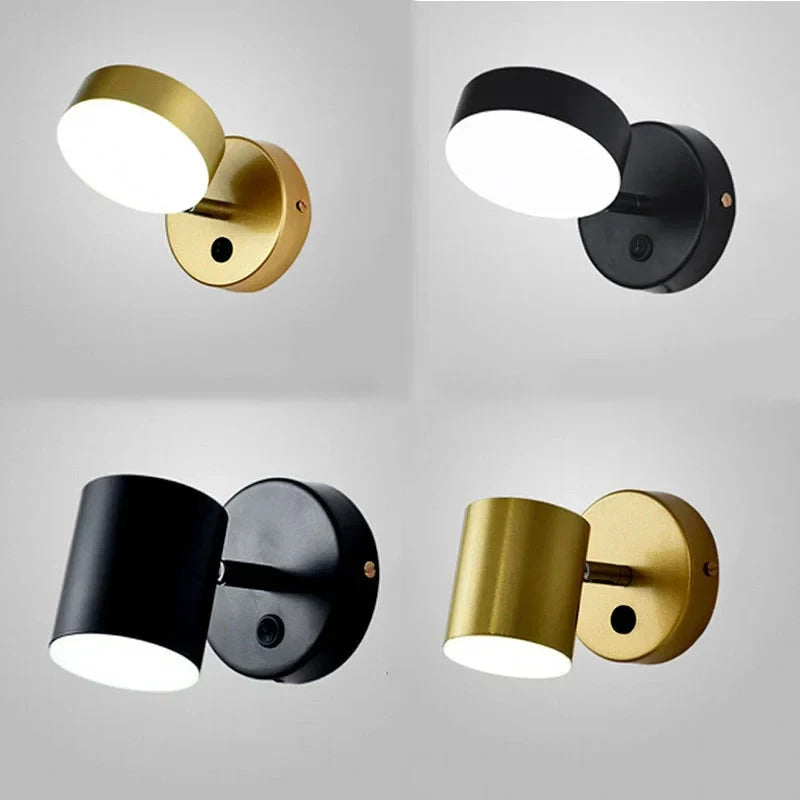 Afralia™ Trichromatic Light Adjustable Bedside Wall Lamp for Bedroom and Living Room