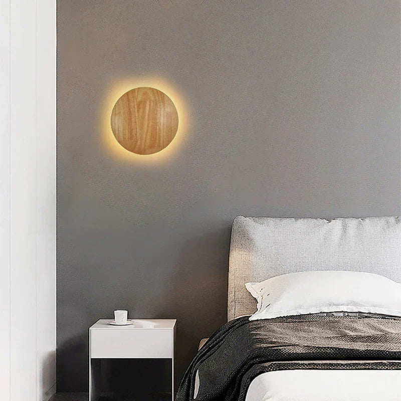 Afralia™ Round LED Wall Lamp - Modern Nordic Sconces for Home Decor