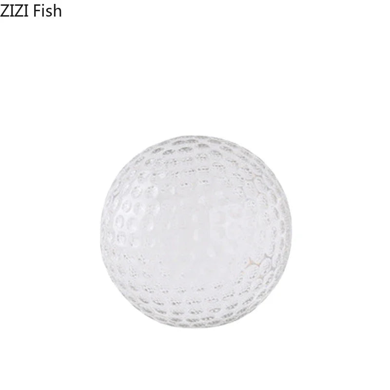 Afralia™ Golf Crystal Ball Desk Decoration - Minimalism Aesthetic Room Decor