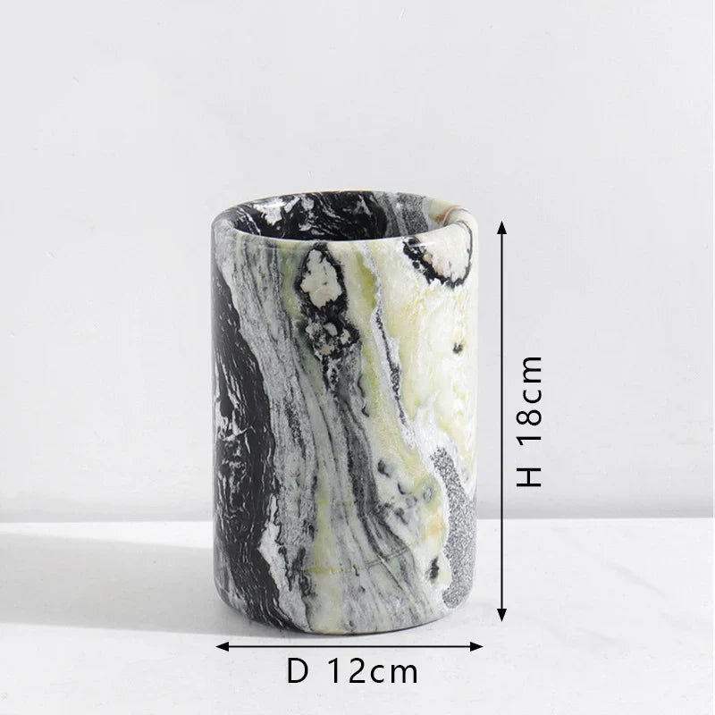 Afralia™ Marble Wine Chiller Bucket: Luxury Insulated Champagne Beer Ice Bucket