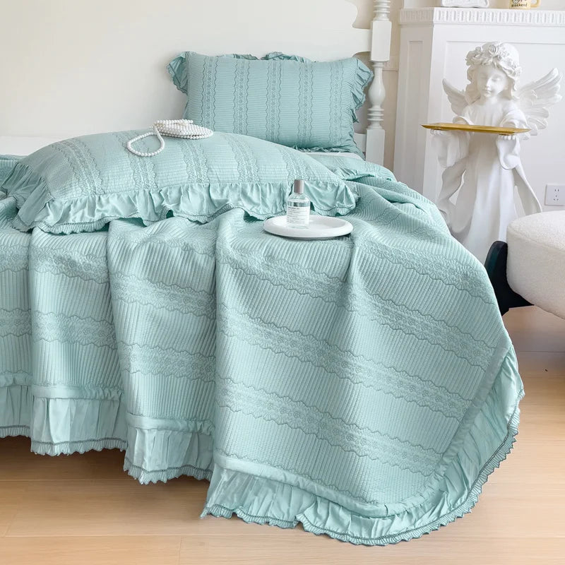 Afralia™ Silky Eucalyptus Fiber Summer Quilt Set - Soft, Cool & Quilted - 3Pcs
