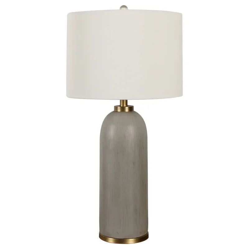 Afralia™ Retro Cement Table Lamp: Luxury Industrial Bedside Light for Modern Living Spaces