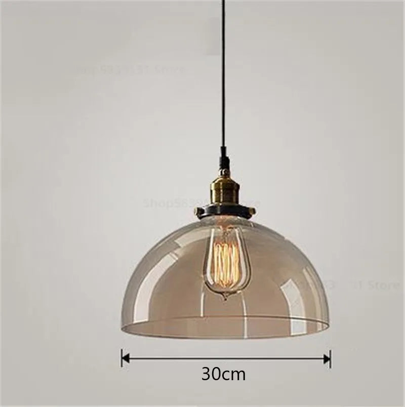 Afralia™ Nordic Glass Ball Pendant Lights for Modern Living Room LED Decor