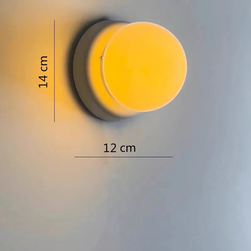 Afralia™ Nordic Cream Iron Art Glass Wall Lamp LED E27 for Bedroom Bar