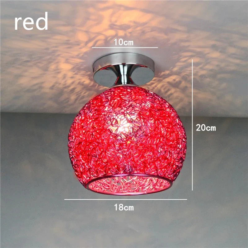 Afralia™ Metal Ball LED Ceiling Lights for Stylish Indoor Home Decor