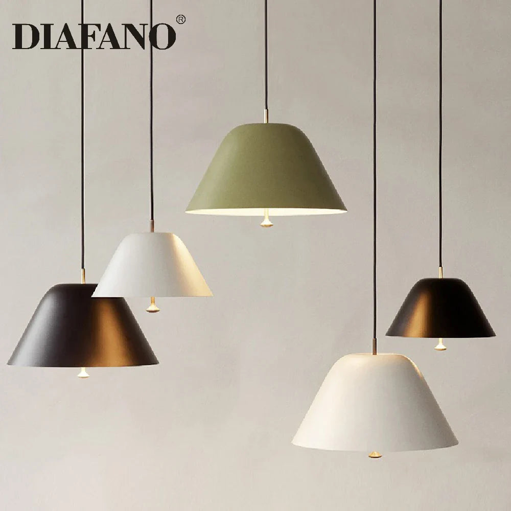 Afralia™ Modern Metal LED Pendant Chandelier for Dinning Room Table