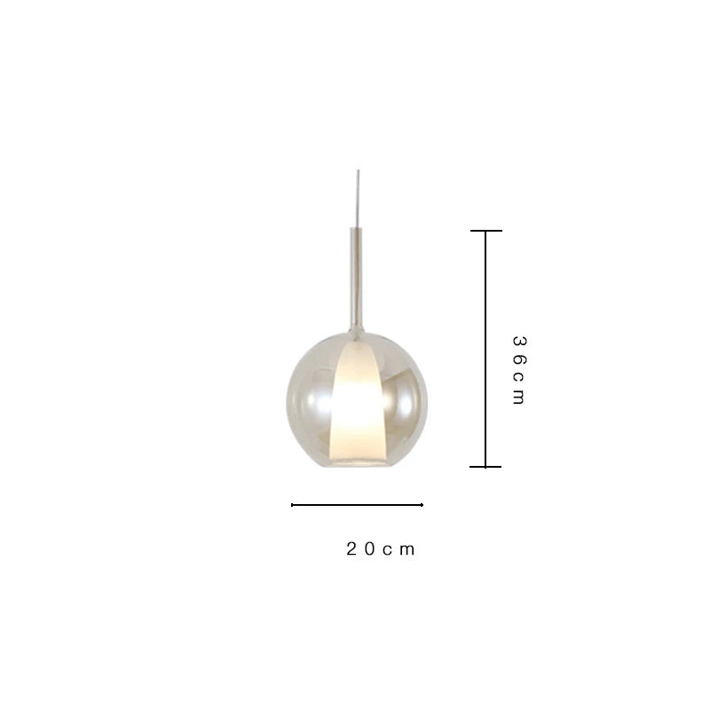 Afralia™ Designer Glass Chandelier Pendant Light for Dining Room Kitchen Loft Home Decor