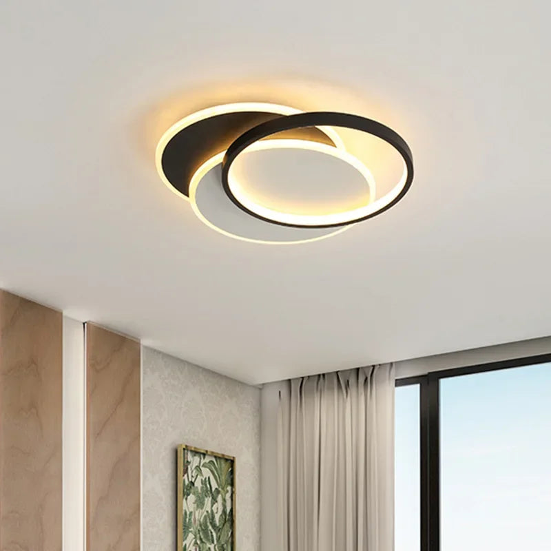 Afralia™ LED Chandelier: Modern Dimming Lights for Home Living Dining Kitchen Bedroom Hall Lighting