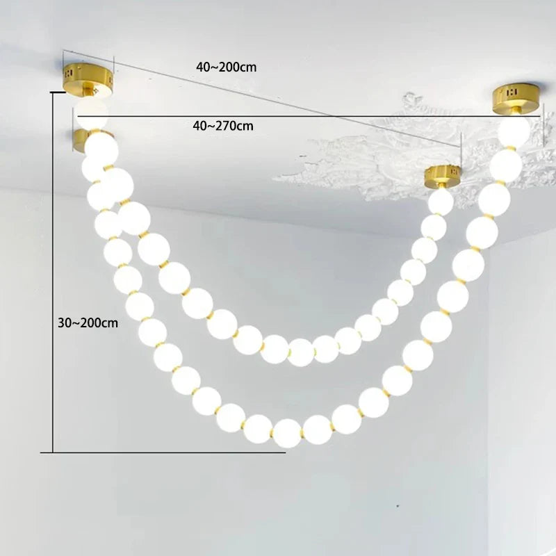 Afralia™ Modern LED Pendant Chandeliers for Living and Dining Rooms