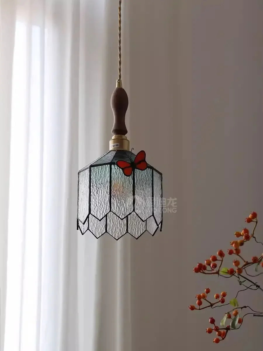 Afralia™ Butterfly Chandelier: French Retro Nostalgic Lighting for Bedroom, Restaurant, Bar, Foyer