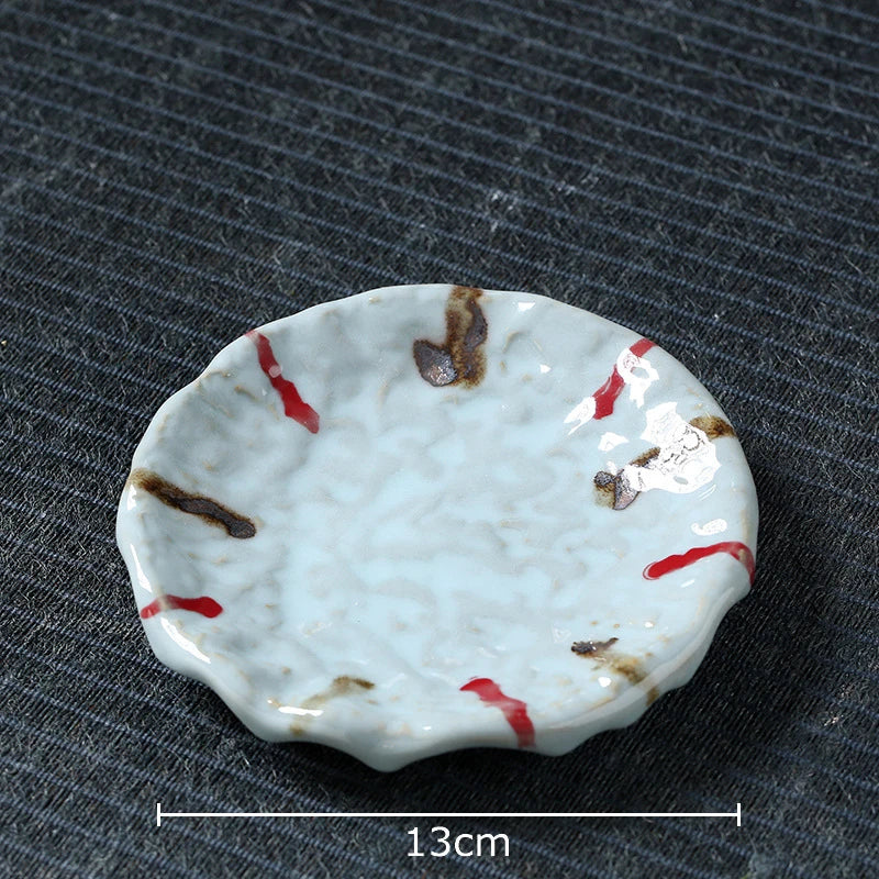 Afralia™ Hammer Pattern Porcelain Mugs, Set of 2