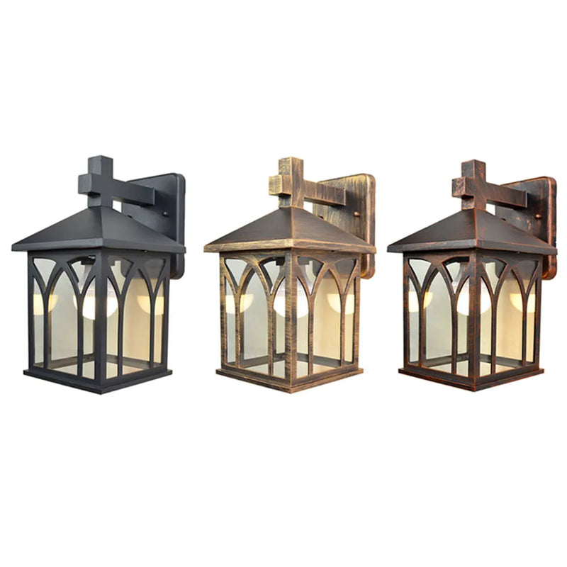 Afralia™ LED Wall Lamps Outdoor Lighting Modern Aluminum Sconces Courtyard Garden Decor