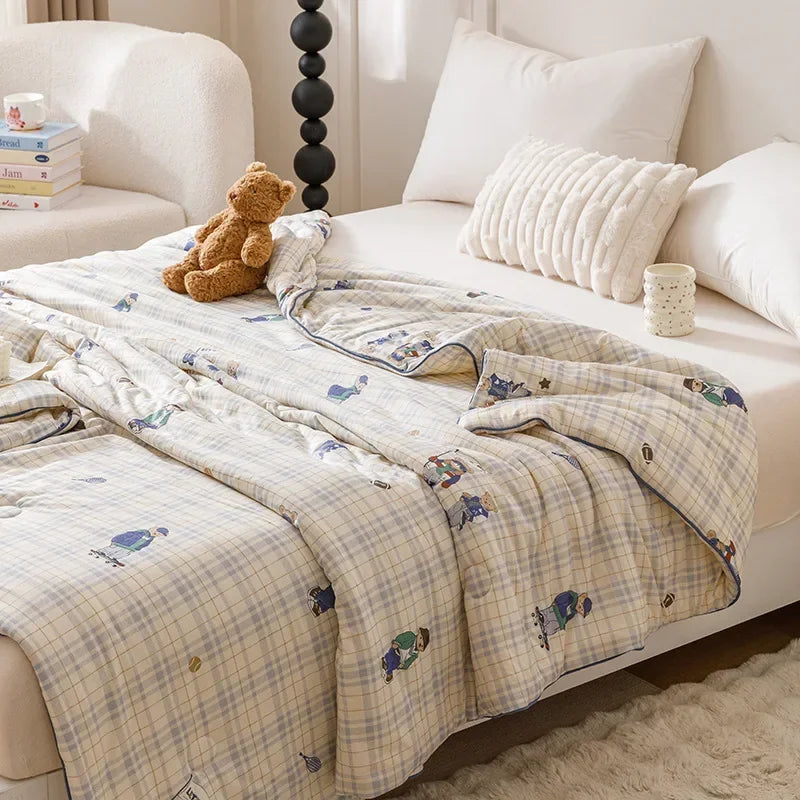 Afralia™ Cooling Summer Blanket | Soft & Breathable Natural Plant Comforter