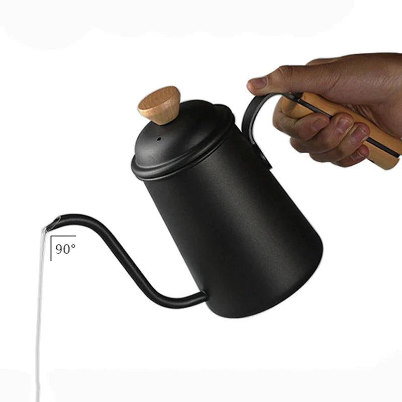 Afralia™ Stainless Steel Gooseneck Kettle for Coffee Maker