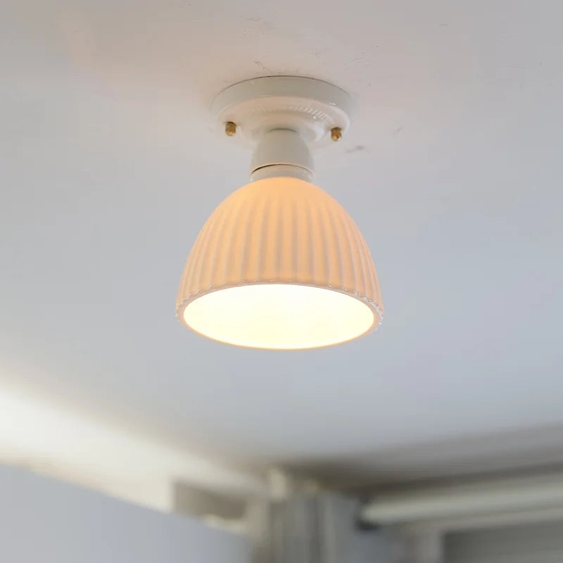 Afralia™ Ceramic LED Ceiling Light for Modern Home Decor & Lighting