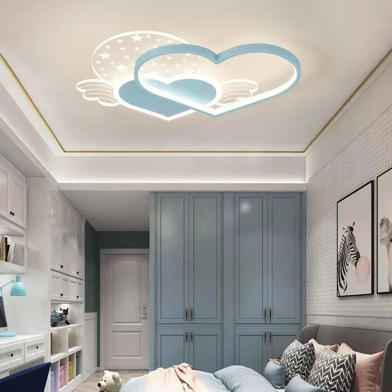 Afralia™ Love Ceiling Lamp: Modern Adjustable LED Chandelier for Boys & Girls Room