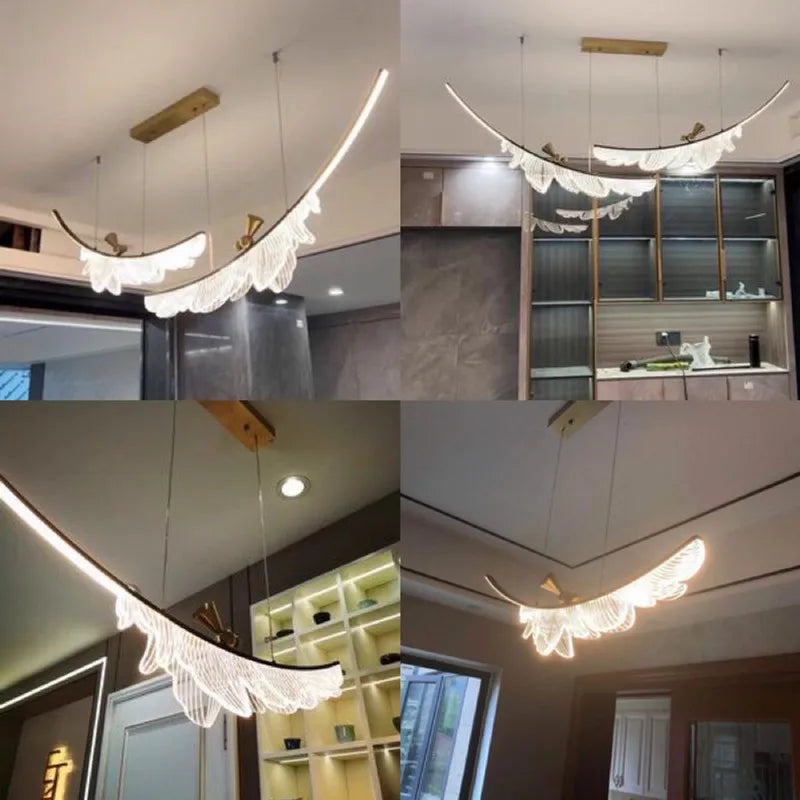 Afralia™ Modern Design Ceiling Chandelier for Living Dining Bedroom Lighting