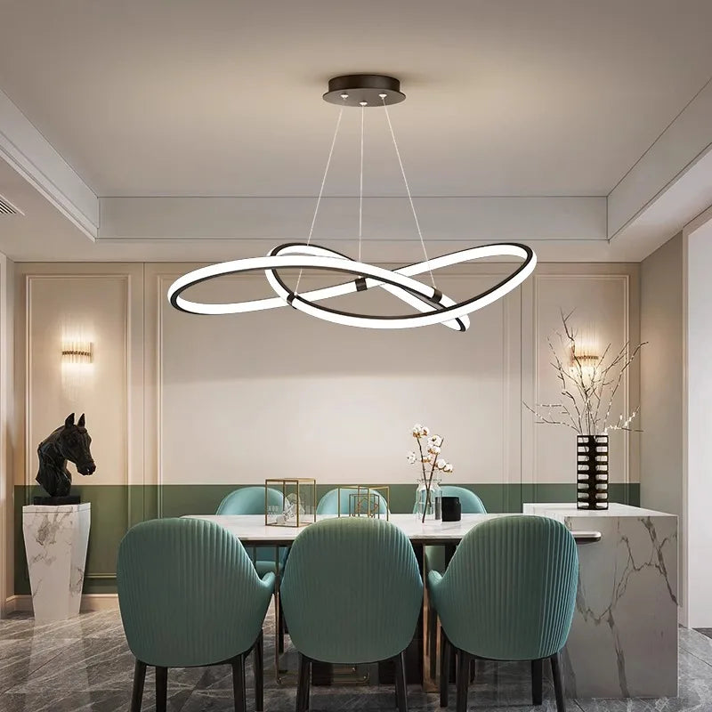 Afralia™ Nordic Dining Room Pendant Ceiling Chandelier for Living Room