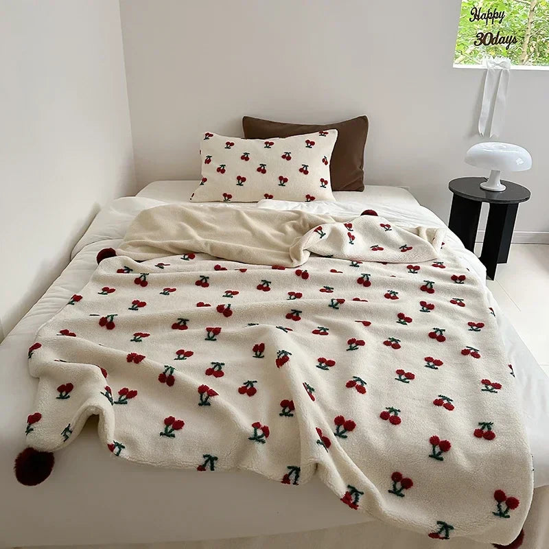 Afralia™ Cozy Sheep Rollie Loop Fleece Blanket for Winter - Premium Warmth and Comfort