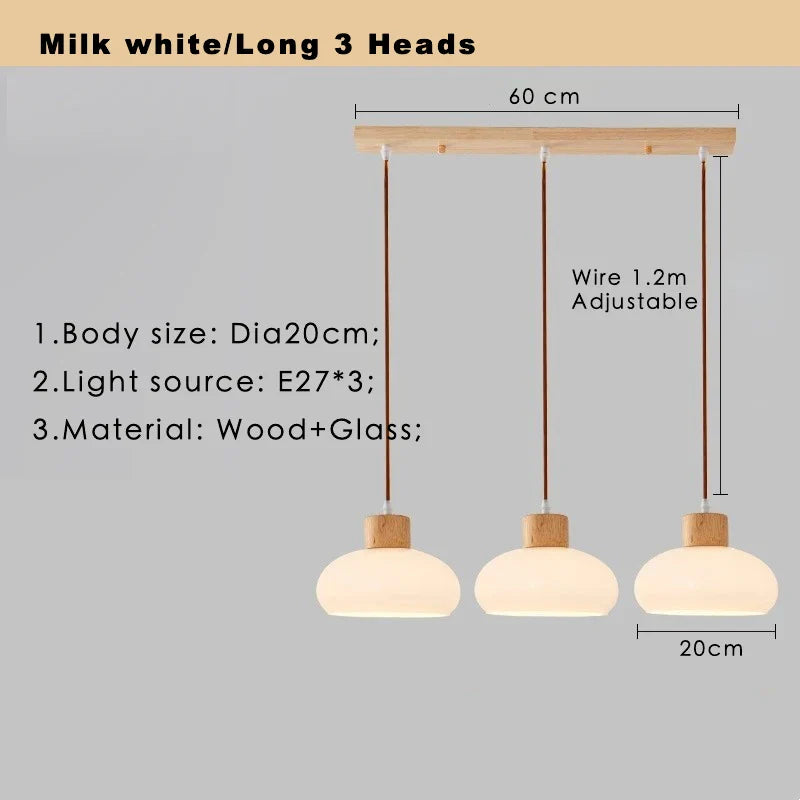 Afralia™ Orange Glass LED Pendant Light Fixture for Home Indoor Living Spaces