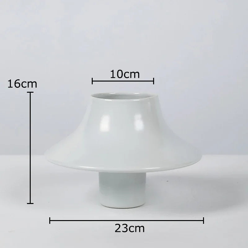 Afralia™ Ceramic Vase: Elegant Flower Arrangement for Desktop Decor Aesthetic