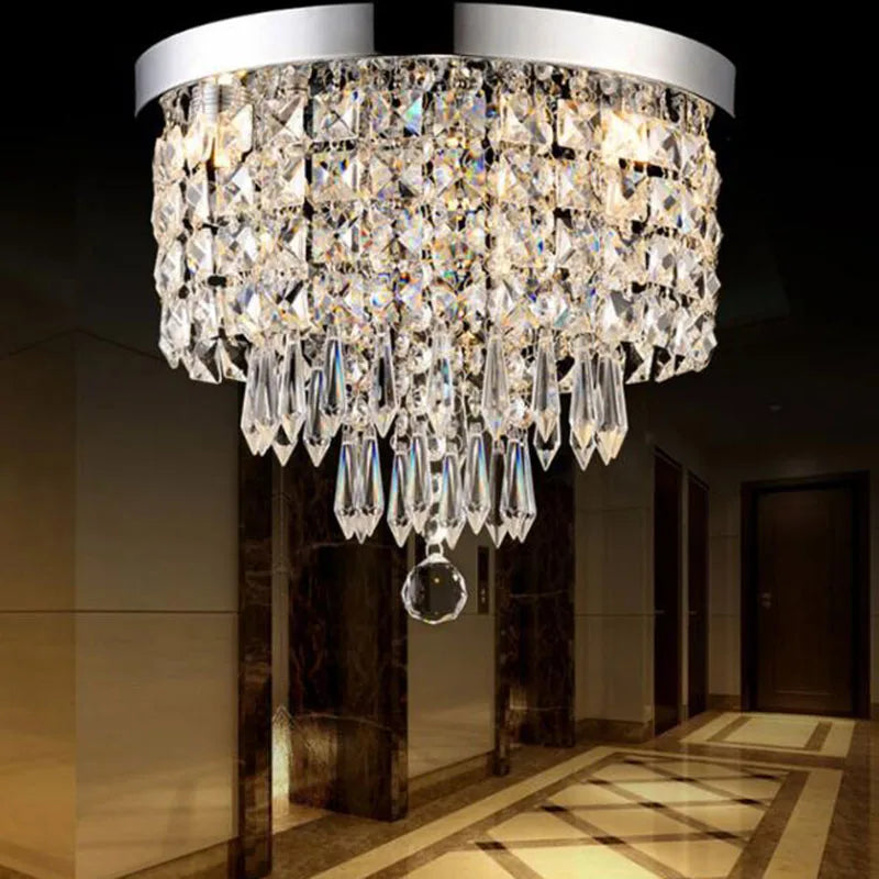 Afralia™ LED Round Ceiling Light: Bright Corridor Entrance Lamp, Room Lighting Solution