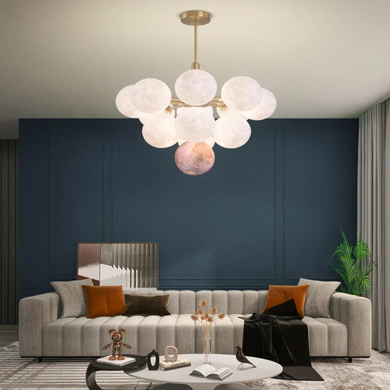 Afralia™ Modern Luxury LED Chandelier for Living Room, Kitchen, and Bedroom